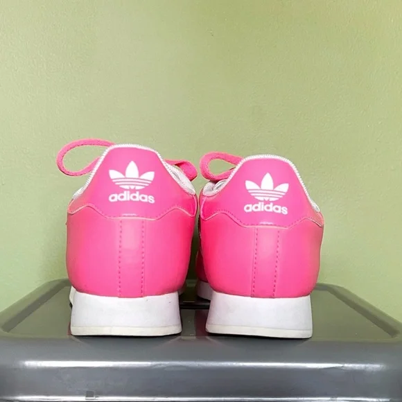 ADIDAS Bright Pink Samoa Sneakers - Picture 2 of 5